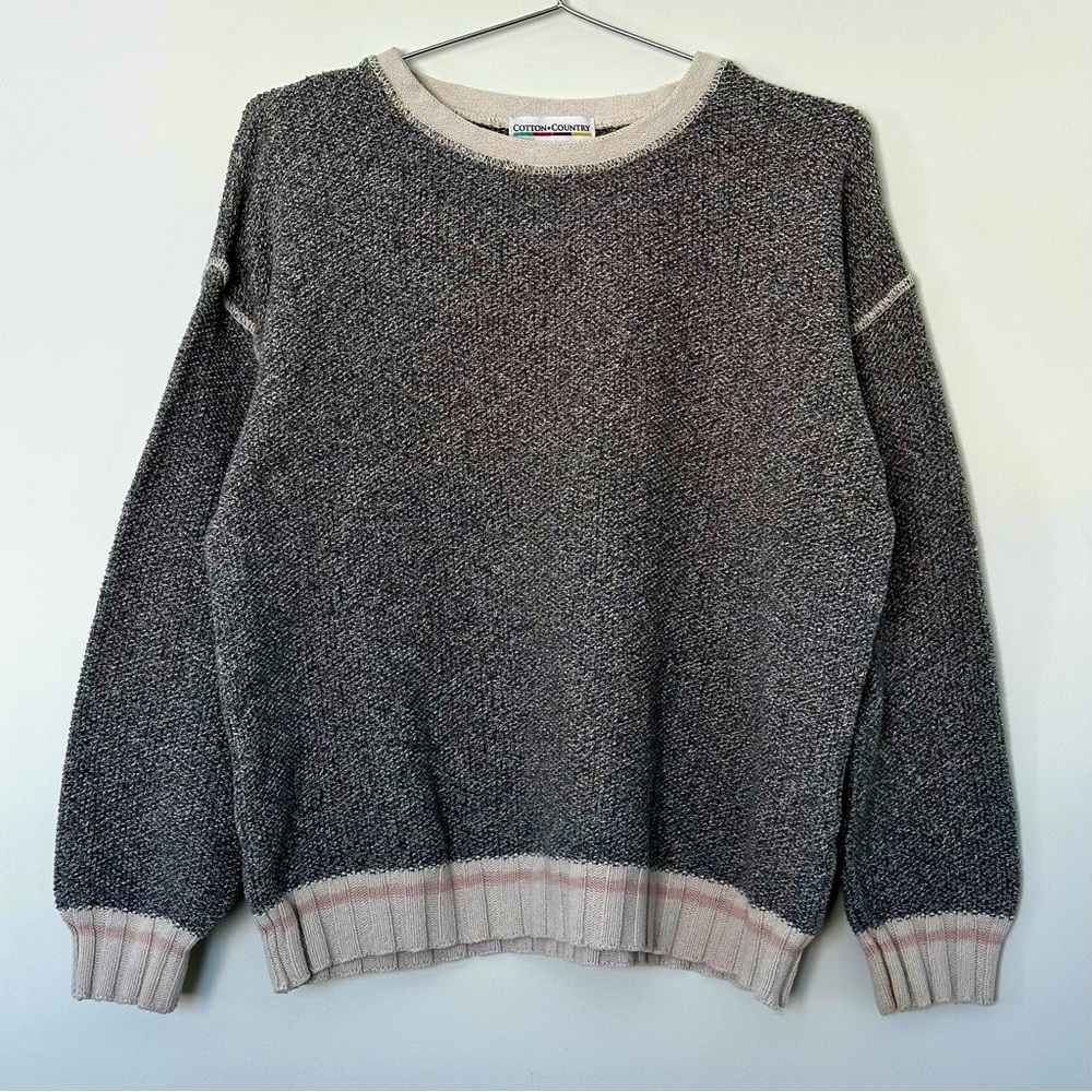 Cotton Country Knit Cabin Sweater | large
